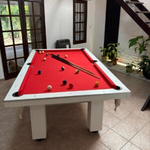 Mesa de Pool Premium Blanca HOT SALE