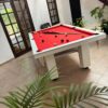 Mesa de Pool Premium Blanco Sale Express - Rojo