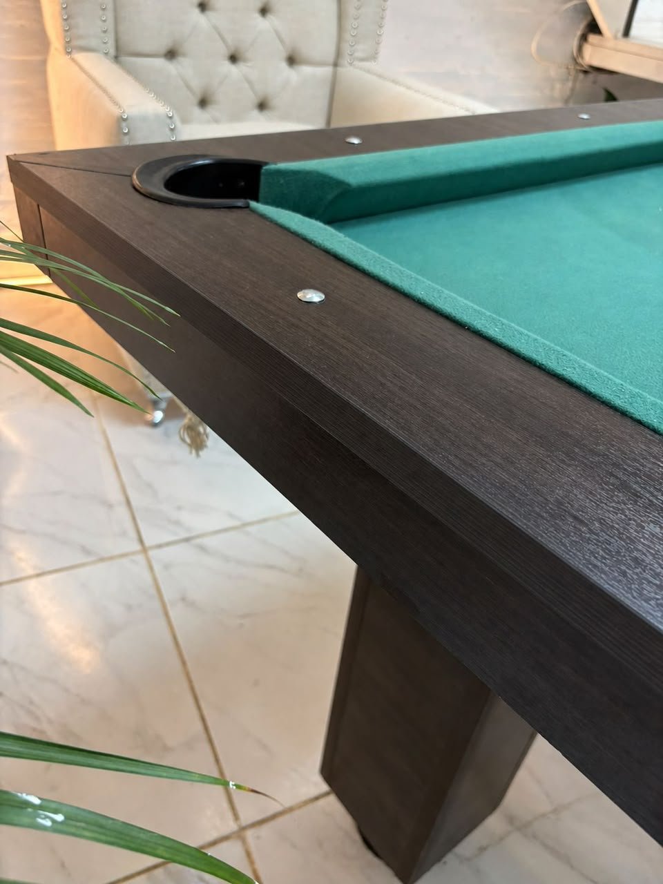 Mesa de Pool Premium Wengue terminación a tono