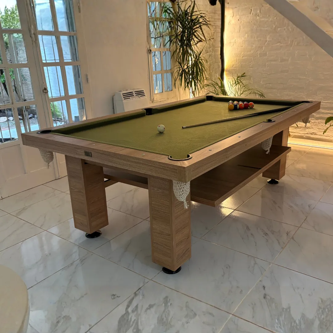 Mesa de pool Olmo Finlandés paño oliva