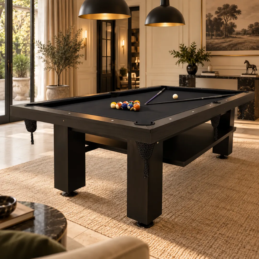 Mesa de pool San Giovanni paño negro